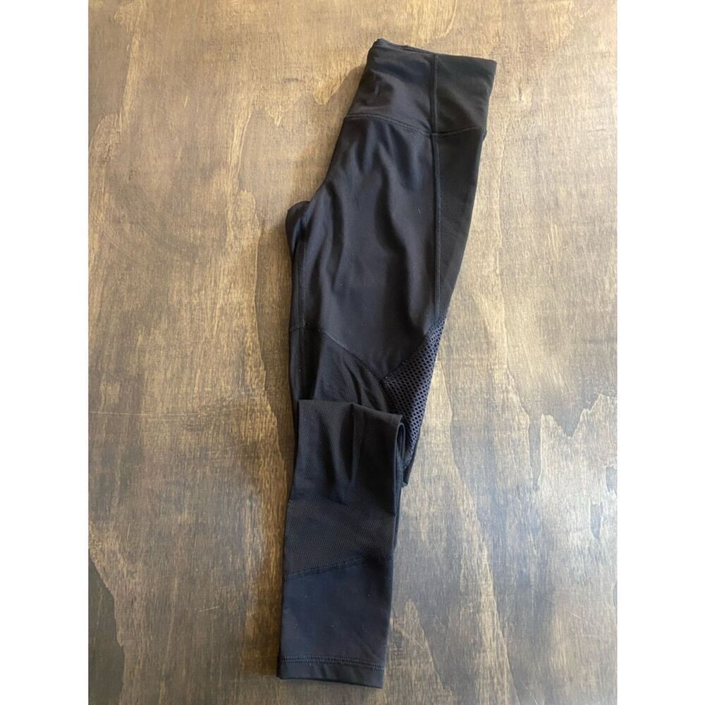 Victoria Secret Black Mesh Panel Leggings